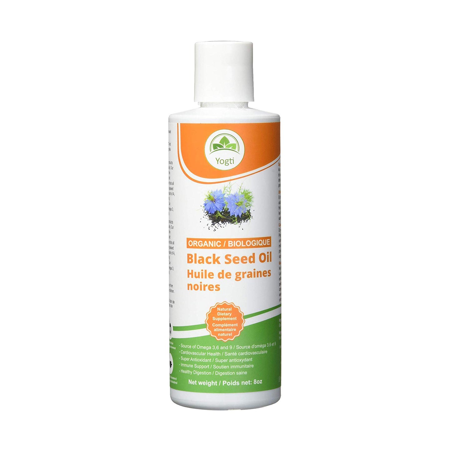 Yogti Organic Black Seed Oil 8oz