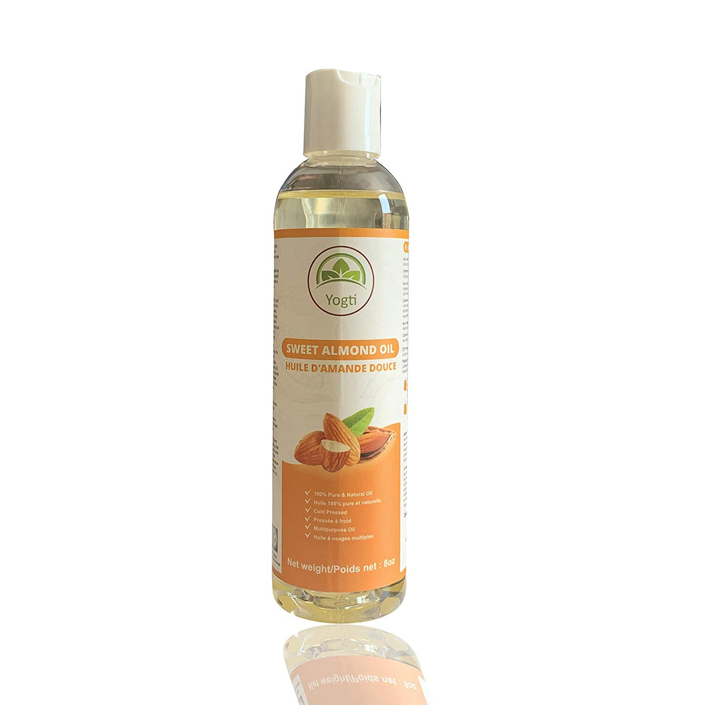 Yogti Sweet Almond Oil 8Oz