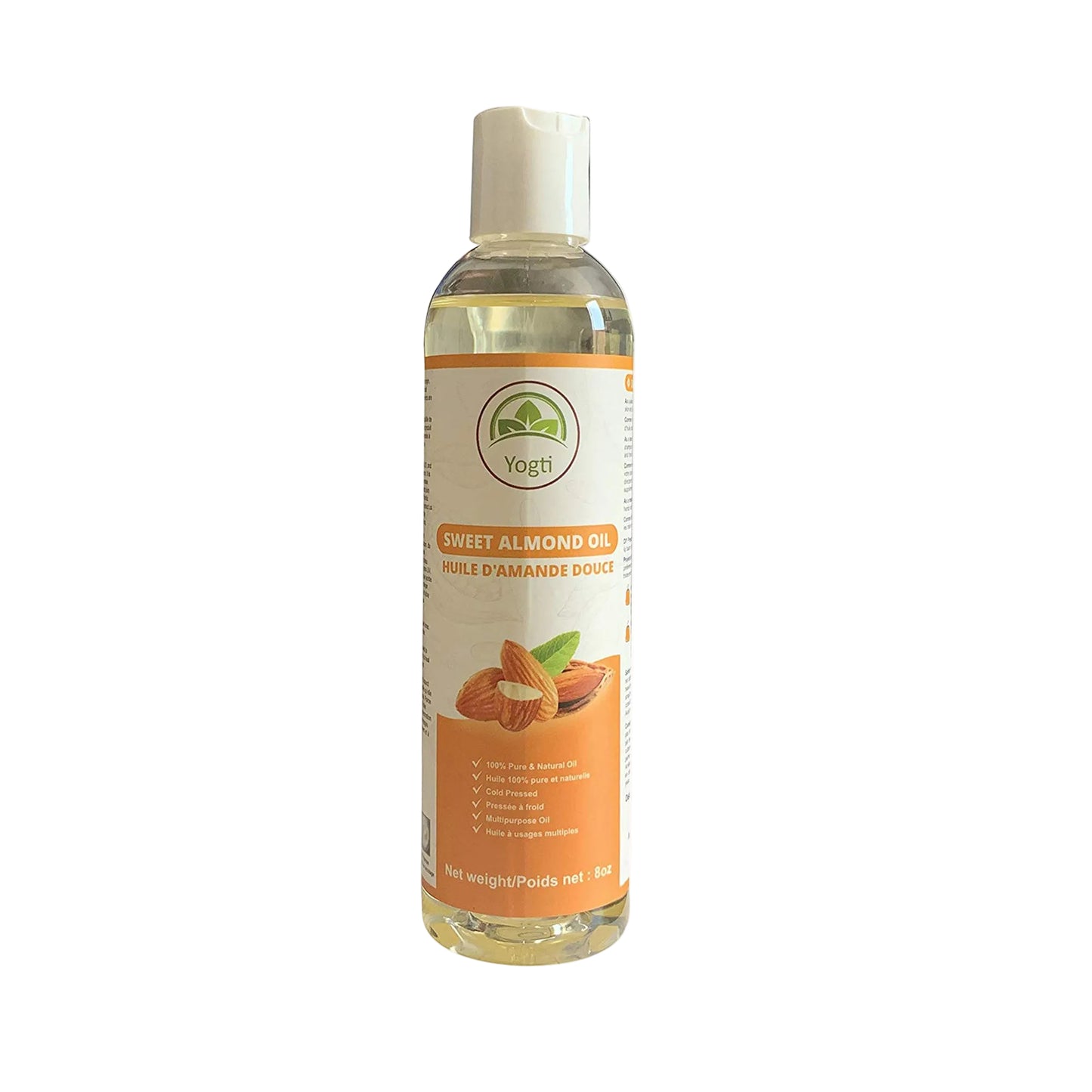 Yogti Sweet Almond Oil 8Oz