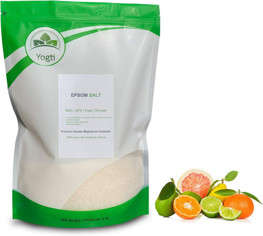 Yogti Epsom Salt Citrus 5lb