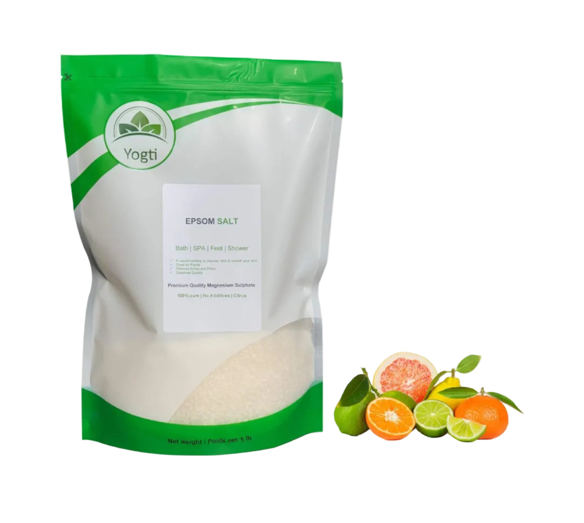Yogti Epsom Salt Citrus 5lb