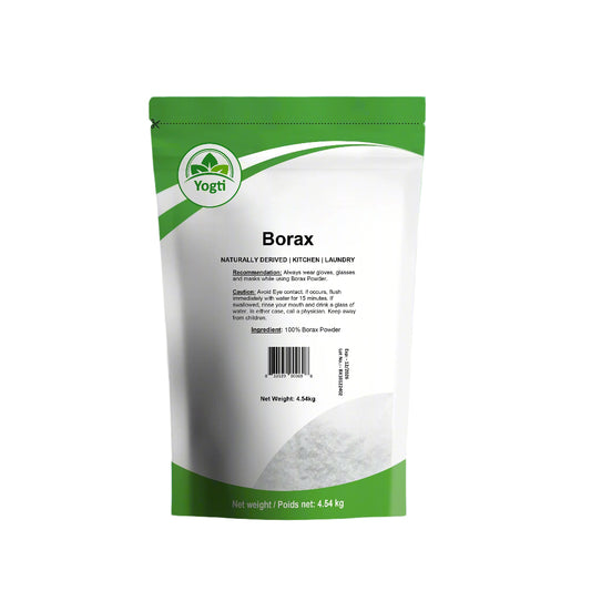 Yogti Borax Powder Laundry Detergent Booster, Pure and Natural, All Purpose Household Cleaner - 4.54 kg