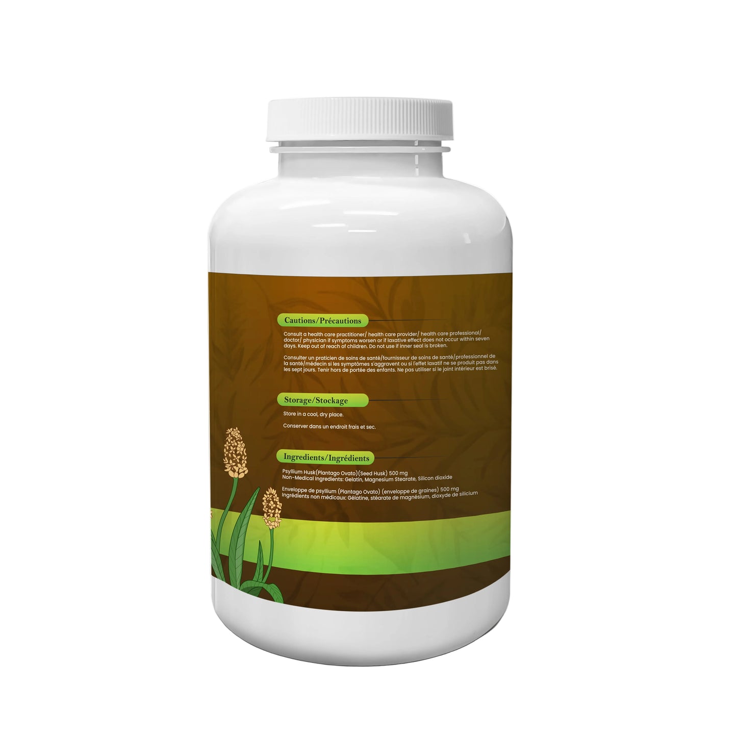 Yogti Psyllium Husk Capsules, 300 Count