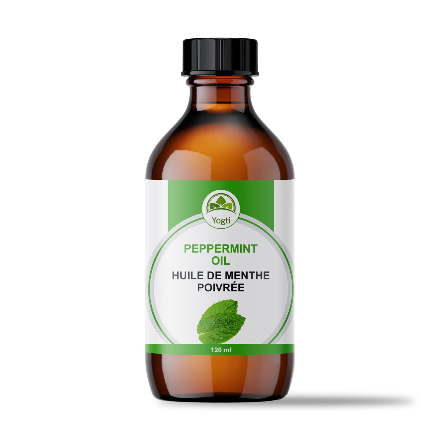 Yogti Peppermint Essential Oil, 120 milliliter