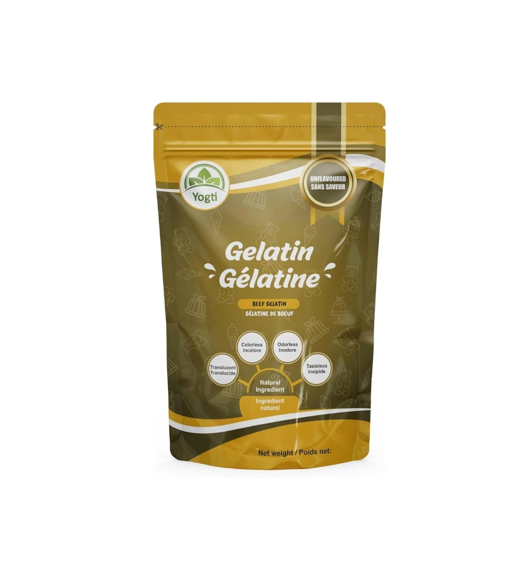 Yogti pure beef gelatin Powder 907 gram