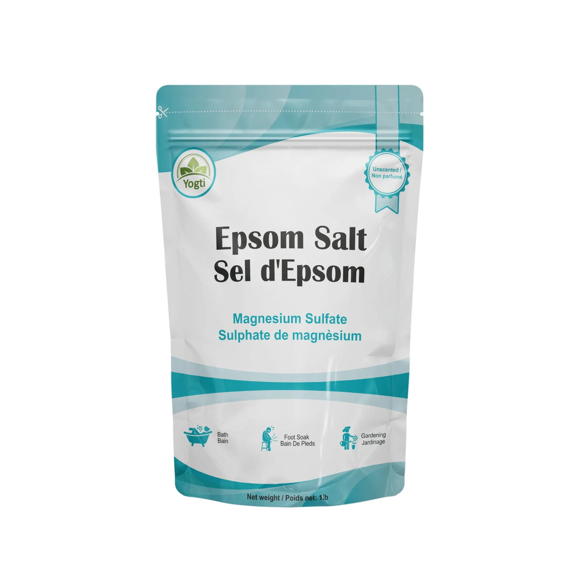 Yogti Epsom Bath Salt 1lb