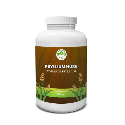 Yogti Psyllium Husk Capsules, 300 Count
