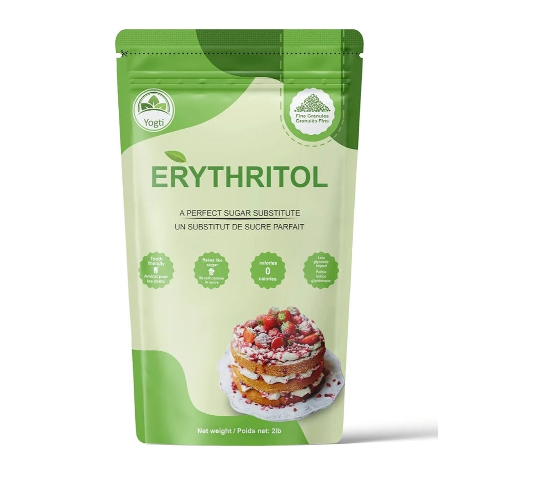 Yogti Erythritol Sweetener Natural Sugar Substitute 2 pound