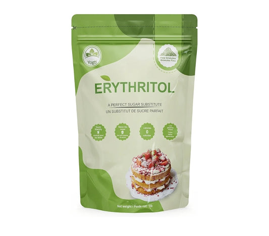 Yogti Erythritol Sweetener, Natural Sugar Substitute, Keto Sugar, Natural Sweetener - 454 grams