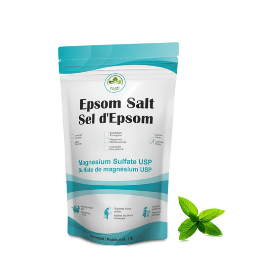 Yogti Epsom Salt Tea Tree 1lb