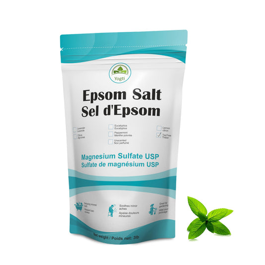 Yogti Epsom Salt Tea Tree 3lb
