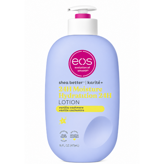 EOS Shea Better 24H Moisture Body Lotion, Vanilla Cashmere, 473 ml
